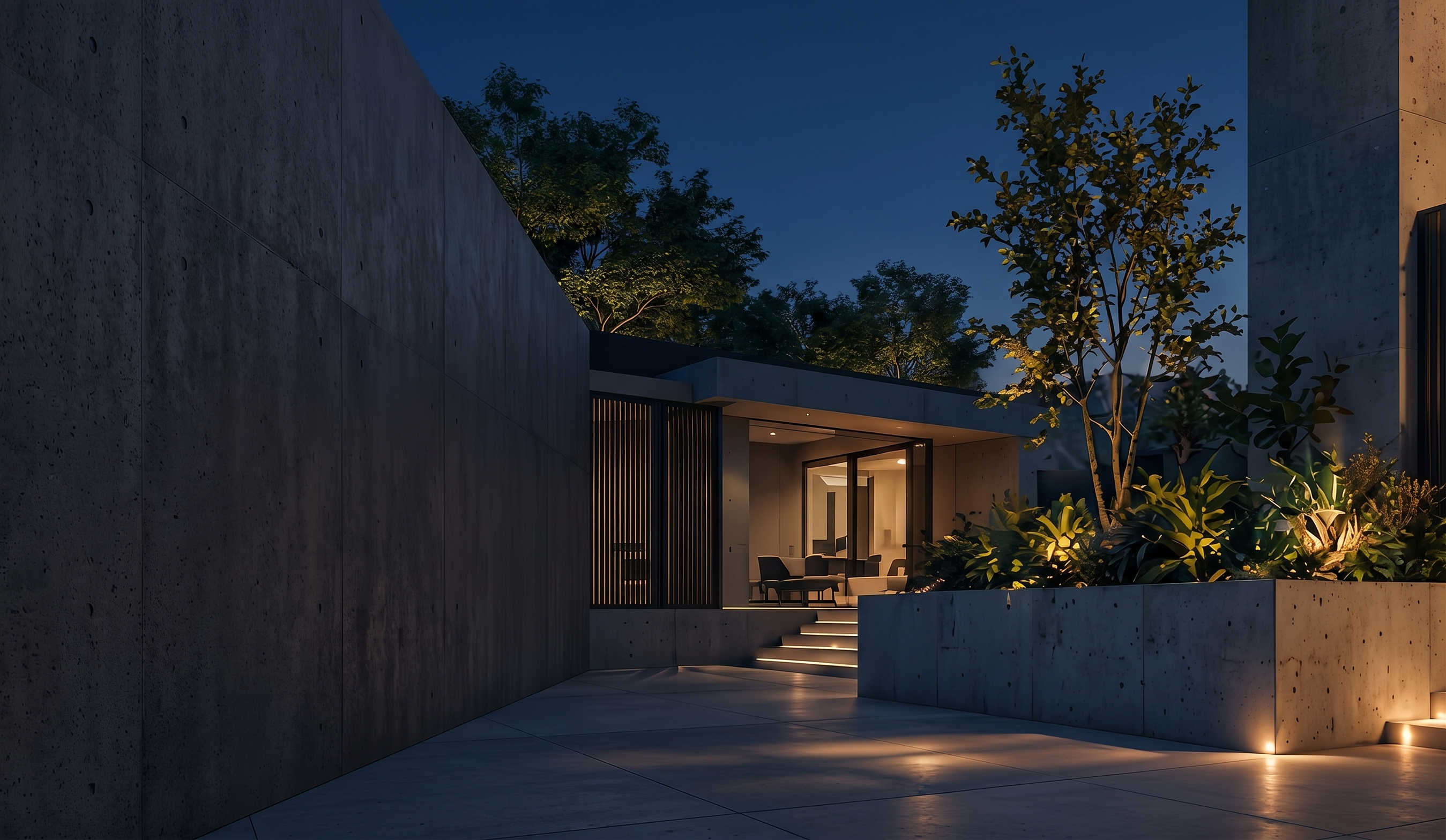 iCraft-Nexus residential project at dusk